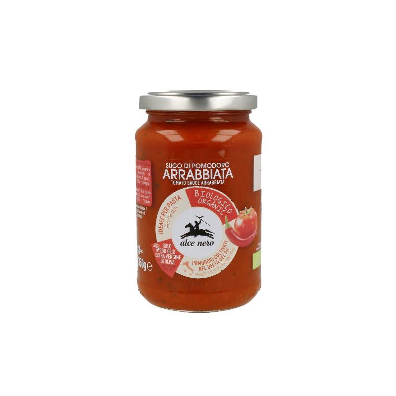 ALCE NERO Tomaten Sauce All'Arrabbiata Glas 350 g