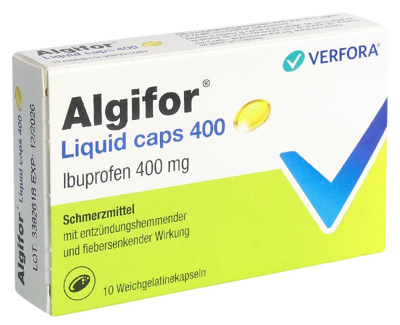 ALGIFOR Liquid Caps 400 mg 10 Stk