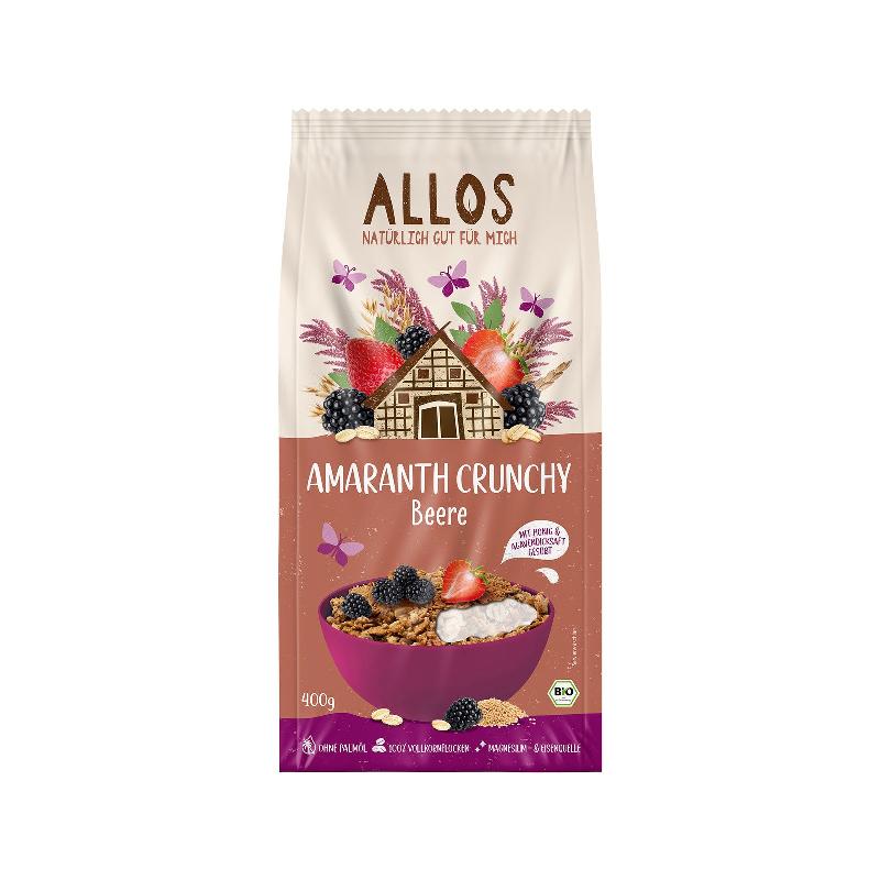 ALLOS Amaranth Crunchy Beerenfrucht Btl 400 g