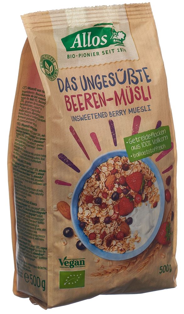 ALLOS Das Ungesüsste Schoko-Müsli Btl 500 g