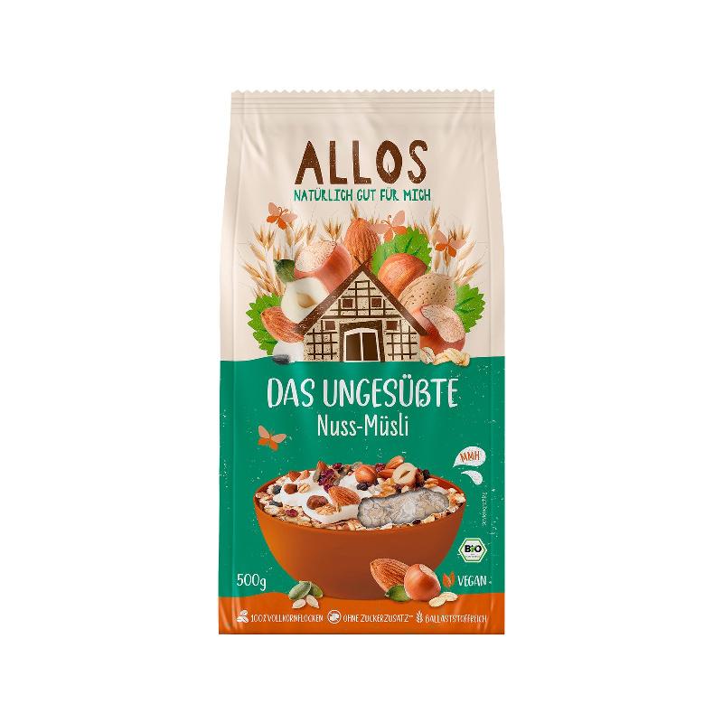 ALLOS Das ungesüsste Nuss-Müsli Btl 500 g