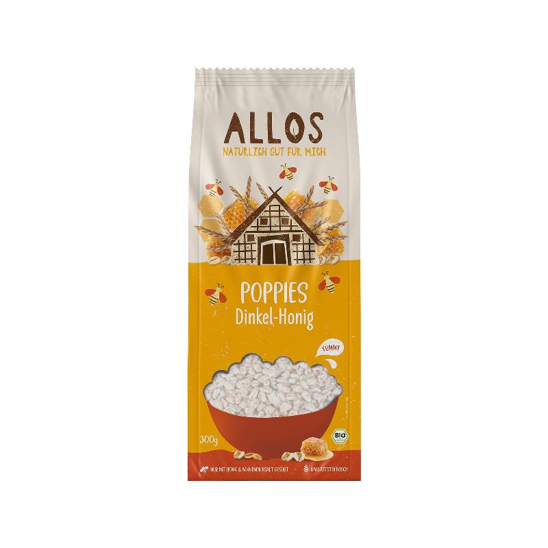 ALLOS Dinkel Honig Poppies Bio Btl 300 g
