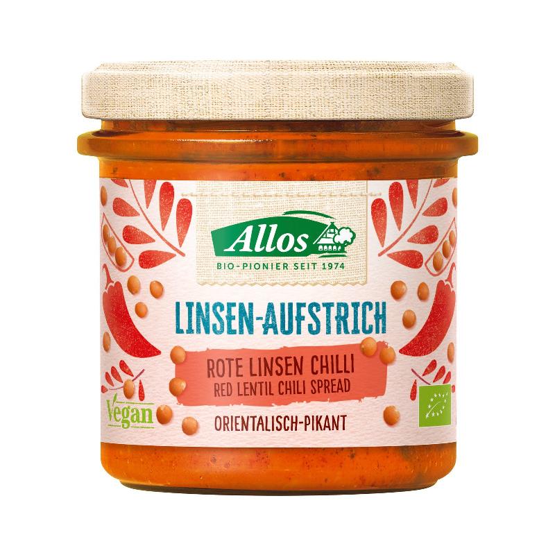 ALLOS Linsen Aufstrich Rote Linsen Chili Bio 140 g