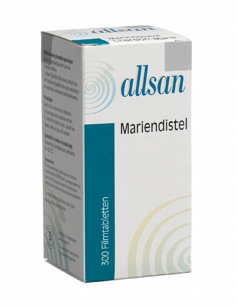 ALLSAN Mariendistel Filmtabl Ds 300 Stk