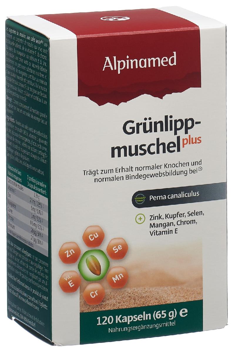 ALPINAMED Grünlippmuschel Plus Kaps 120 Stk