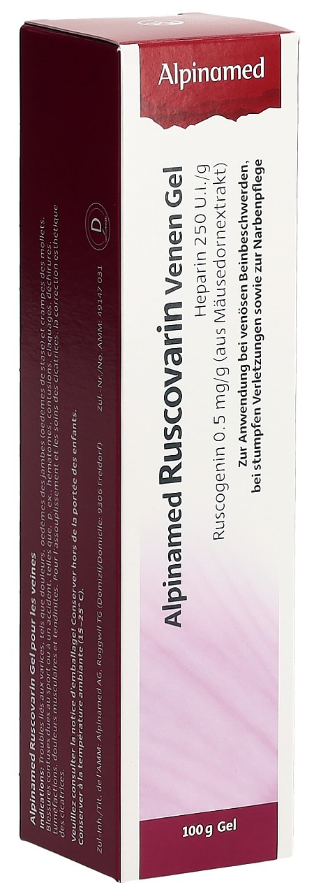 ALPINAMED Ruscovarin Venen Gel Tb 100 g