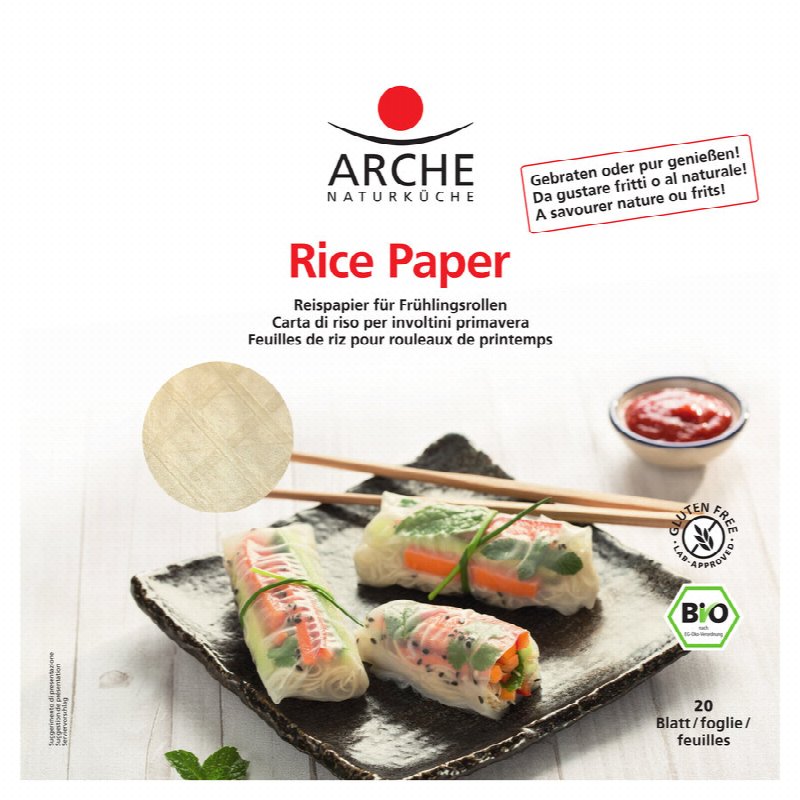 Arche Reispapier Glutenfrei Vegan