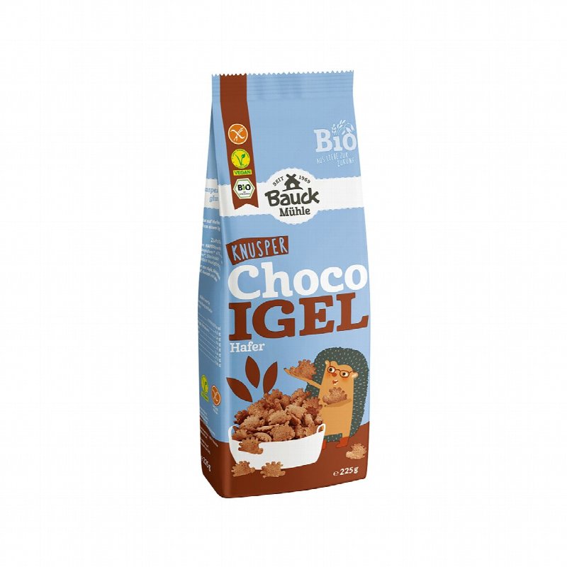BAUCKHOF Choco Igel Hafer glutenfr 225 g