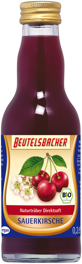 BEUTELSBACHER Sauerkirsch Muttersaft Glas 200 ml