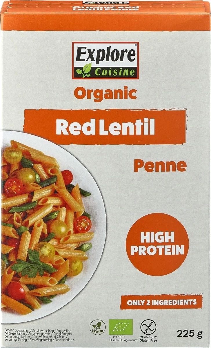BIO COMPANY Penne aus roten Linsen 250 g