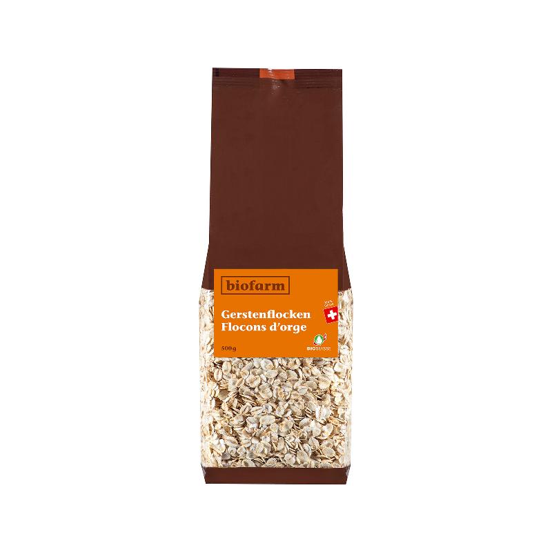 BIOFARM Gerstenflocken Knospe CH 500 g