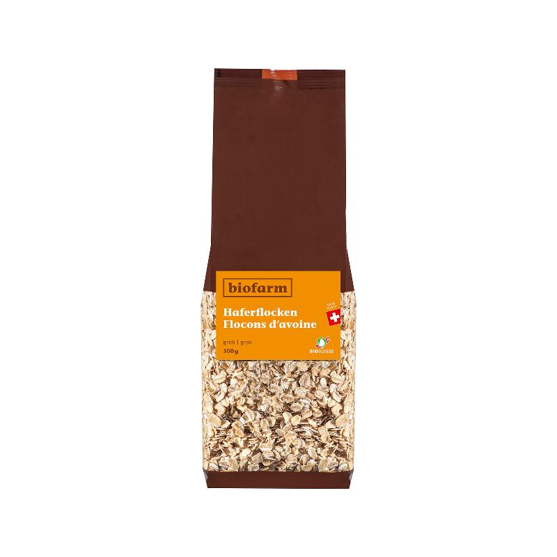 BIOFARM Haferflocken grob Knospe Btl 500 g
