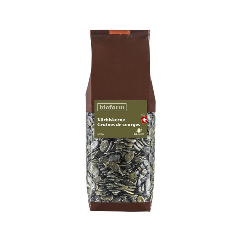 BIOFARM Kürbiskerne Knospe CH Btl 500 g