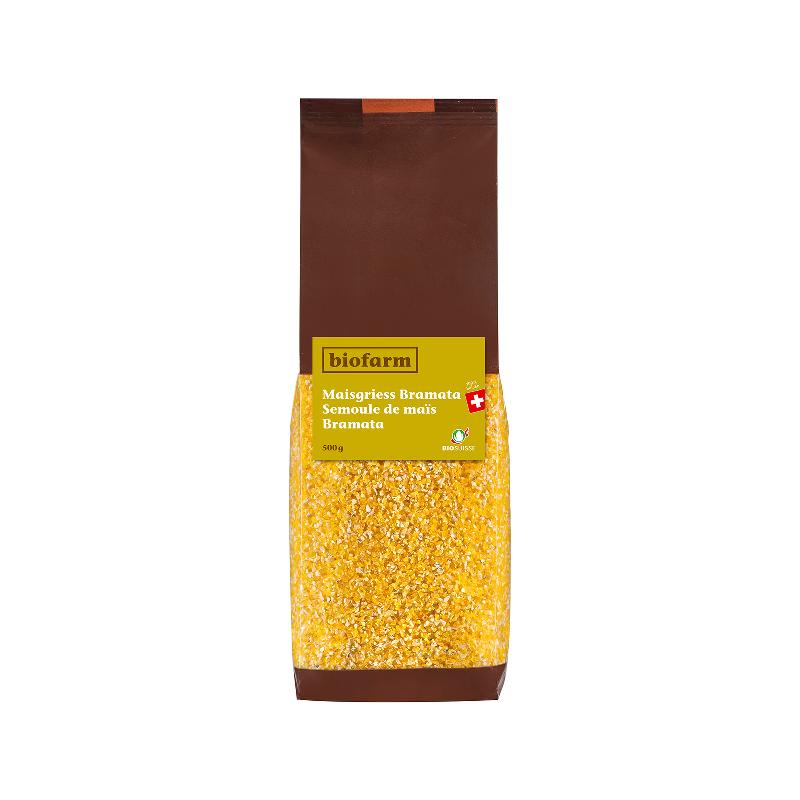 BIOFARM Maisgriess Bramata Knospe Btl 500 g