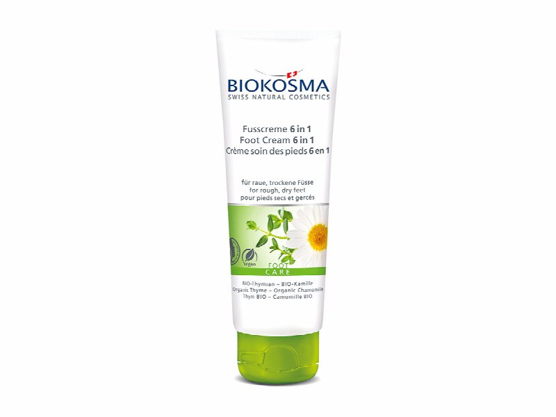 BIOKOSMA Fusscreme 6in1 Thym Kam BIO 75 ml