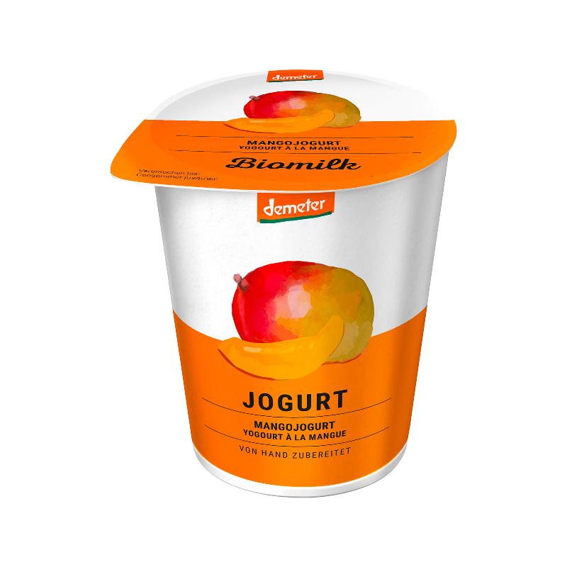 Biomilk Joghurt Mango Glas Demeter