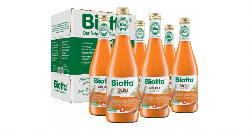 BIOTTA Rüebli Orange Ingwer Demeter Fl 5 dl