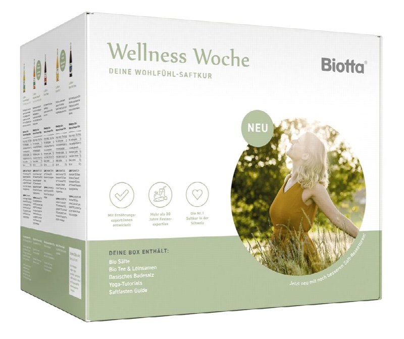 BIOTTA Wellness Woche Bio Karton