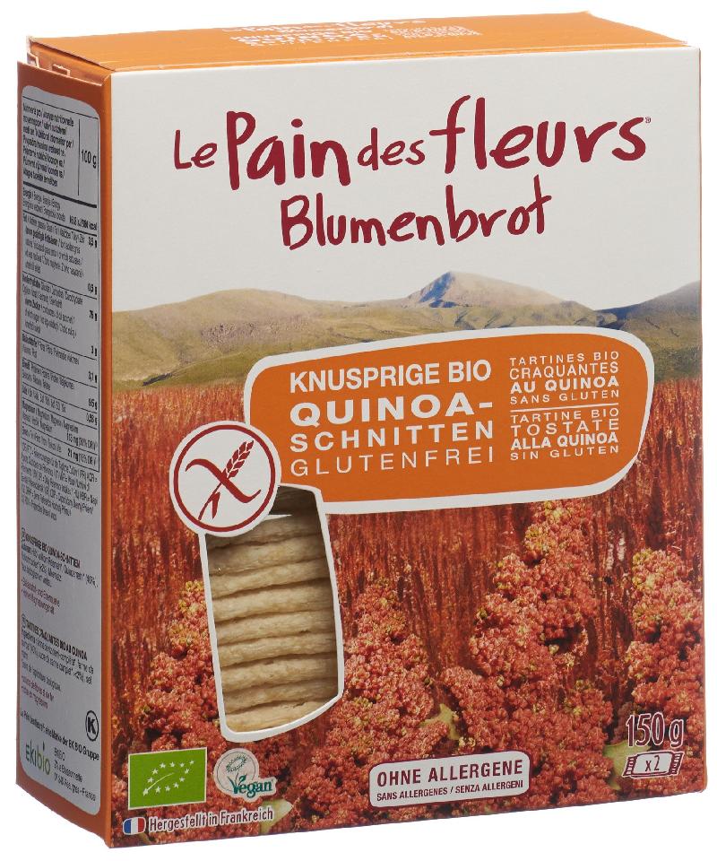 BLUMENBROT Knusp Schnitt Quinoa Bio glut fr 150 g