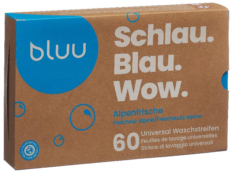BLUU Waschstreifen Alpenfrische 60 Stk