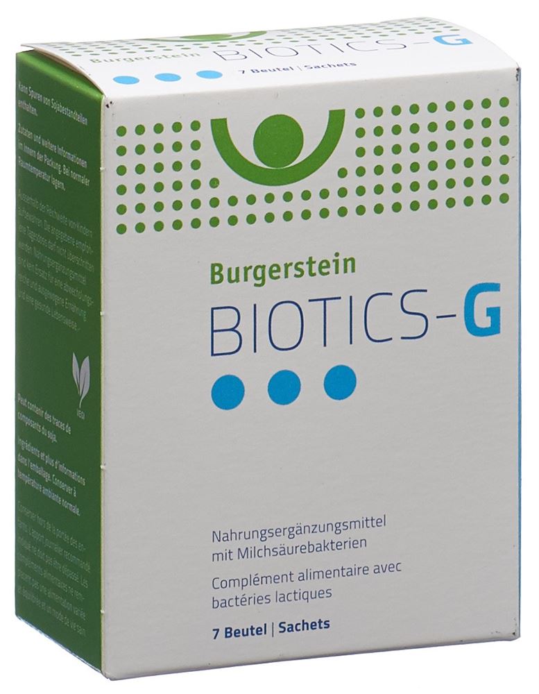 BURGERSTEIN Biotics-G Plv Btl 7 Stk