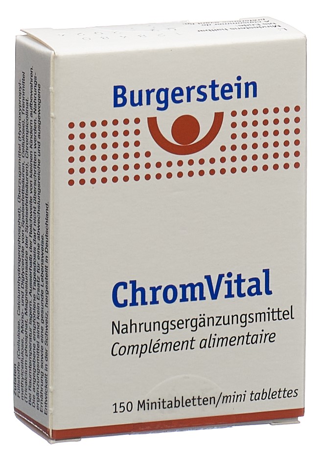 BURGERSTEIN Chromvital Tabl Disp 150 Stk