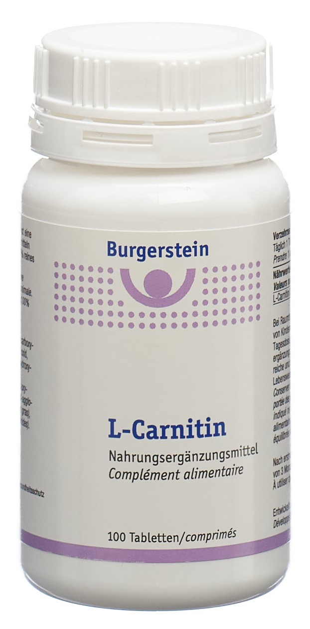 BURGERSTEIN L-Carnitin Tabl Ds 100 Stk