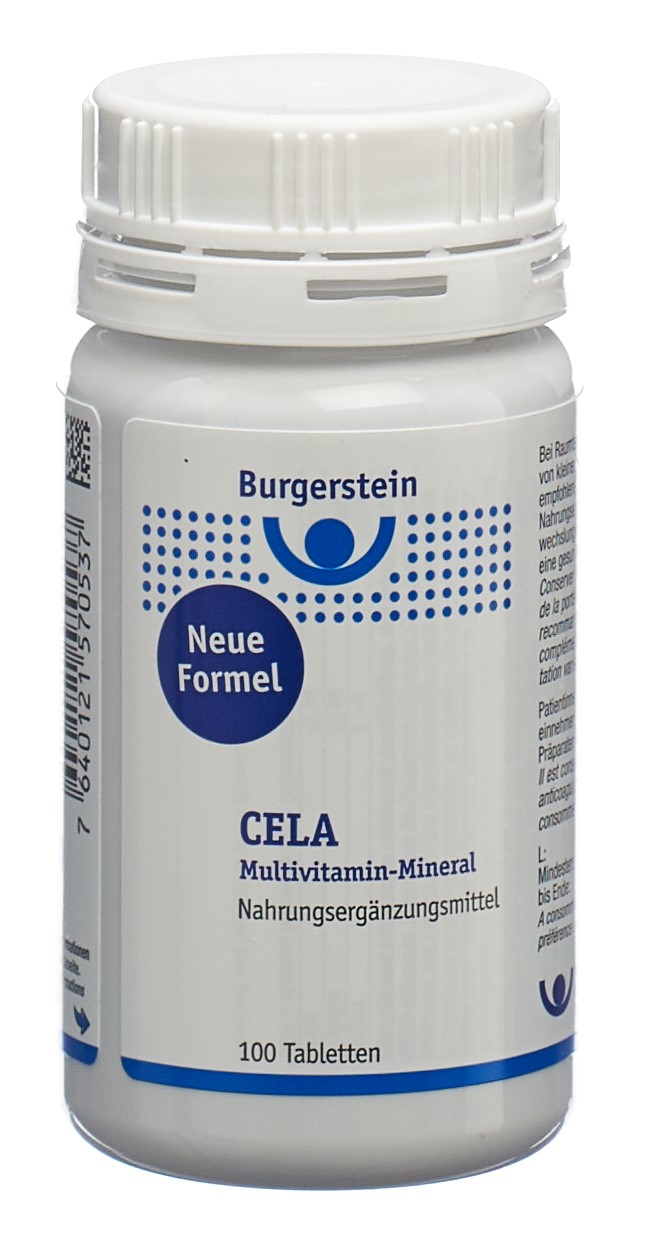 BURGERSTEIN Multivitamin-Mineral CELA Tabl 100 Stk