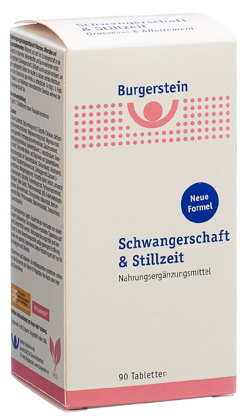 BURGERSTEIN Schwangerschaft&Stillzeit Tabl 90 Stk