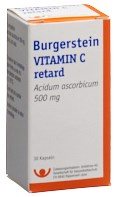 BURGERSTEIN Vitamin C Ret Kaps 500 mg Ds 100 Stk