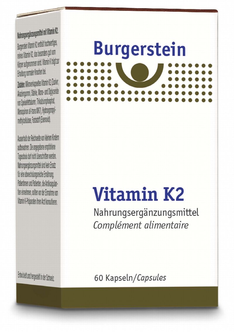 BURGERSTEIN Vitamin K2 Weichkaps 180 mcg 60 Stk