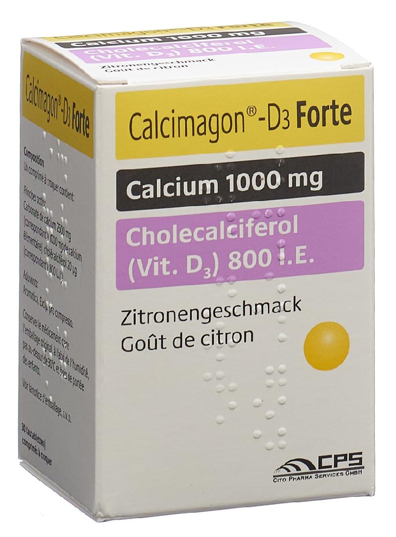 CALCIMAGON D3 Forte Kautabl Zitrone Ds 30 Stk