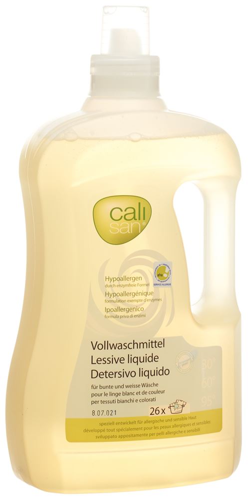 CALISAN Vollwaschmittel liq hypoallergen Fl 2 lt