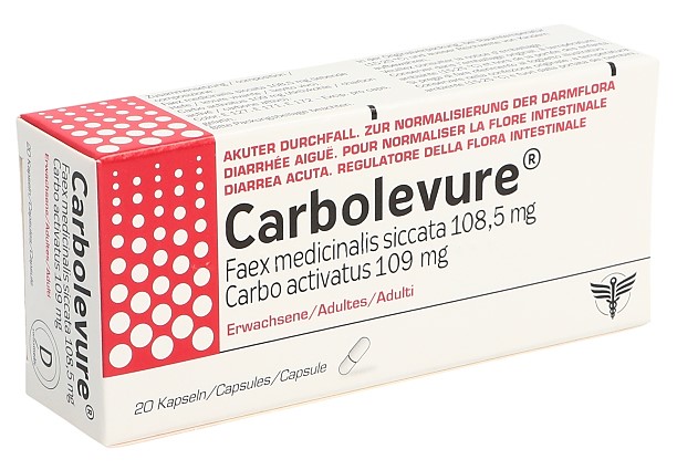 CARBOLEVURE Kaps Erw 20 Stk