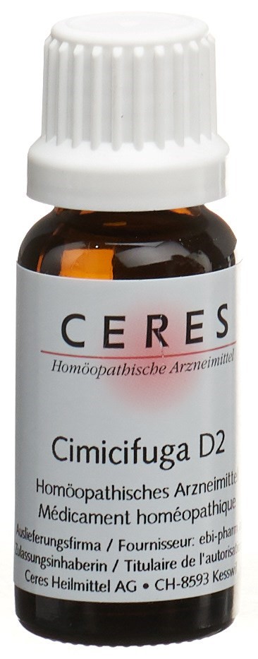 CERES Cimicifuga D 2 Dilution Fl 20 ml