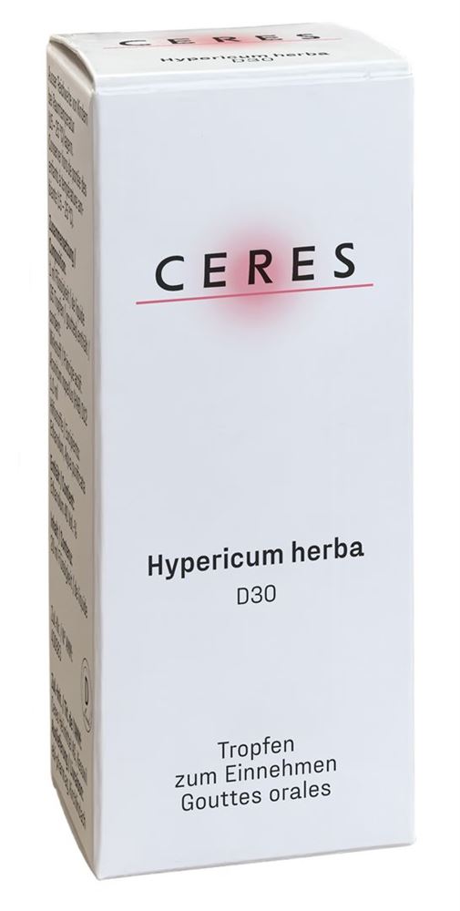 CERES Hypericum herba Tropfen D 30 Fl 20 ml