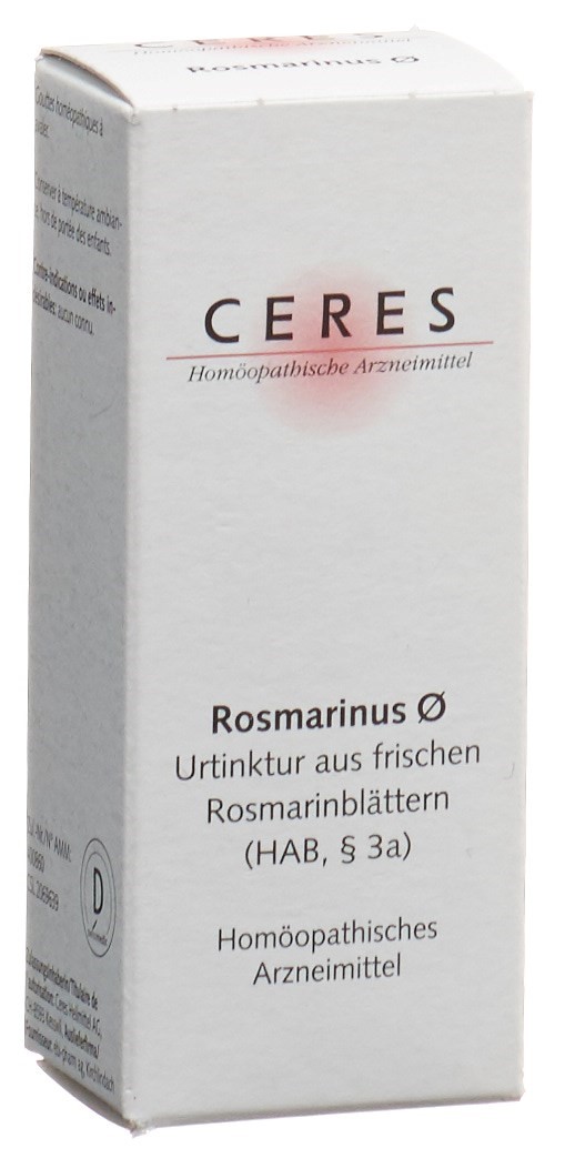 CERES Rosmarinus recens Urtinkt Fl 20 ml