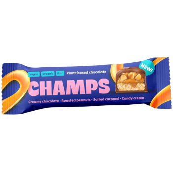 Champs Erdnuss Karamel Riegel Bio 45g
