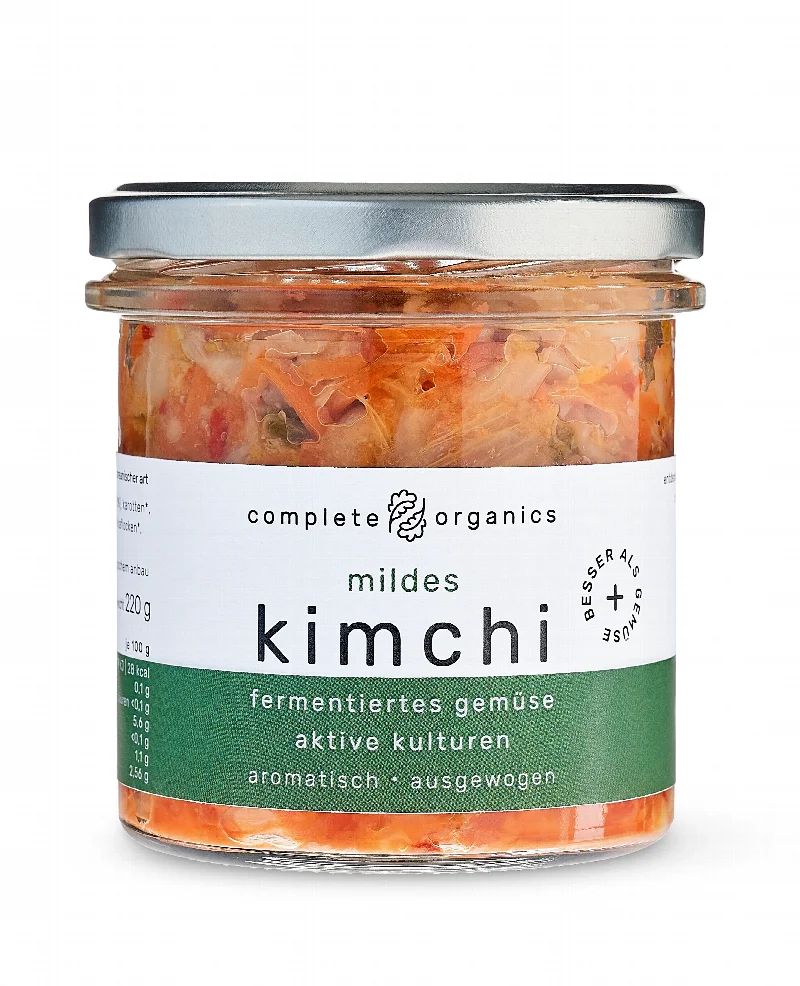COMPLETE ORGANICS Mildes Kimchi Glas 230 g