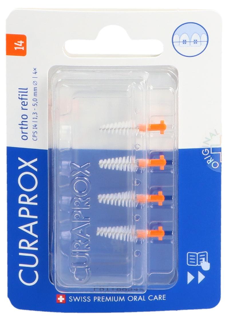 CURAPROX CPS 14 Ortho refill 4x orange
