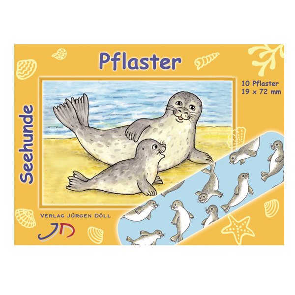 DÖLL Heftpflaster 19x72mm Seehunde 10 Stk
