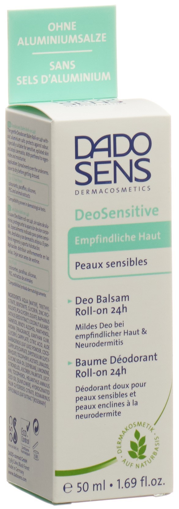 DADO SENS DeoSensitive Deo Balsam Roll-on 50 ml