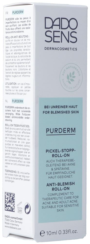 DADO SENS PurDerm Pickel Stop Roll-on 10 ml