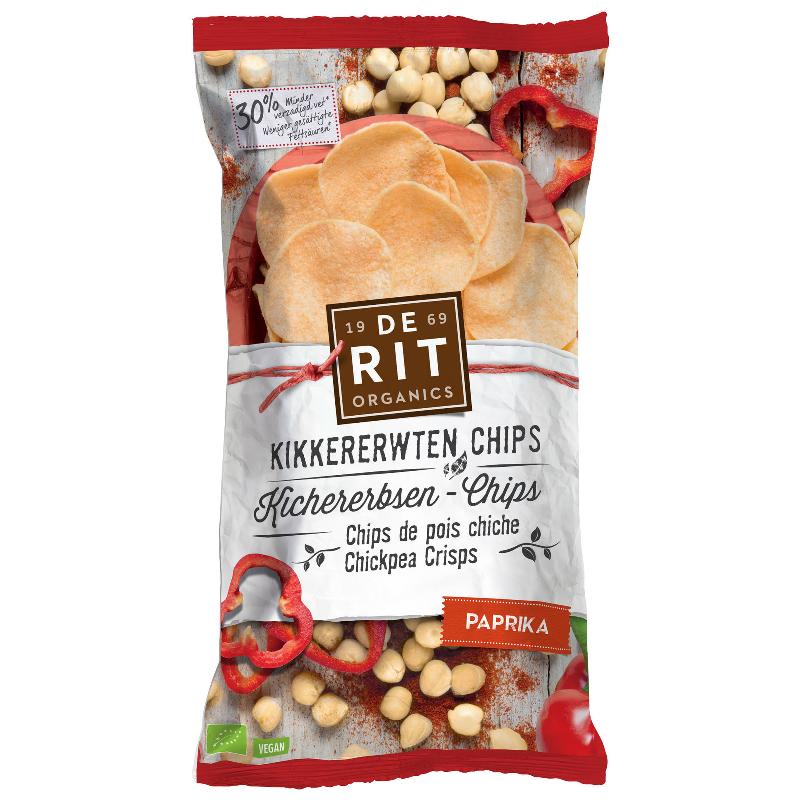 DE RIT Kichererbsen-Chips Paprika Bio Btl 75 g