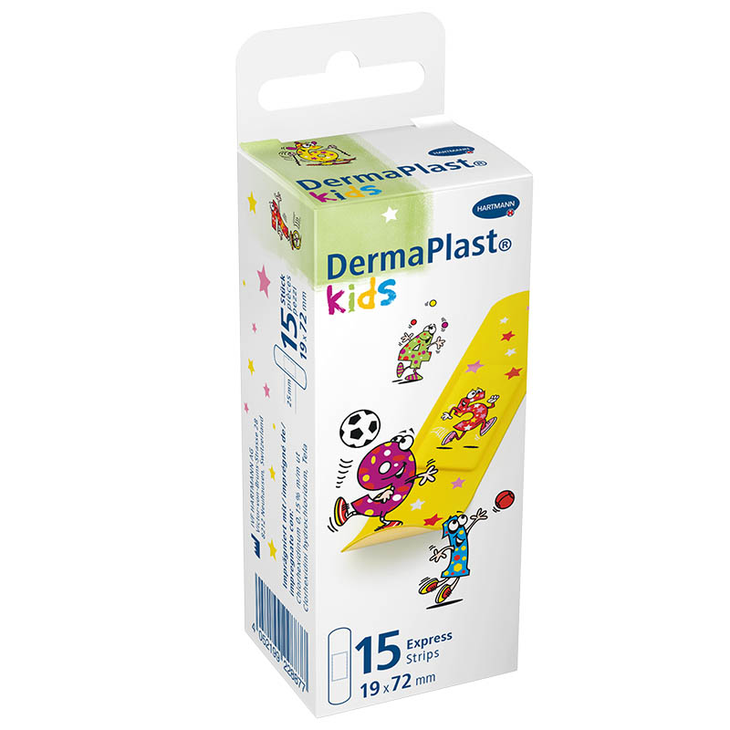 DERMAPLAST Kids Express Strips 19x72mm 15 Stk