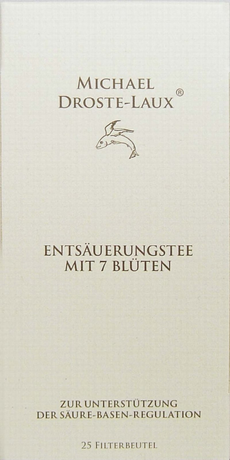 DROSTE LAUX Entsäuerungstee Filterb Faltsch 25 Stk