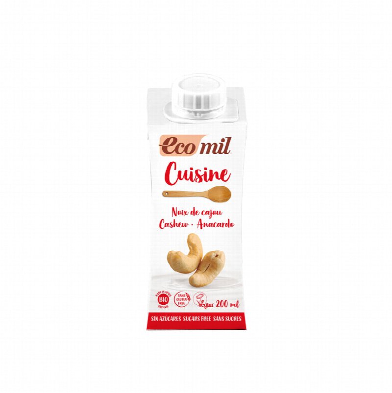 ECOMIL Cashew Cuisine ohne Zucker Tetra 200 ml