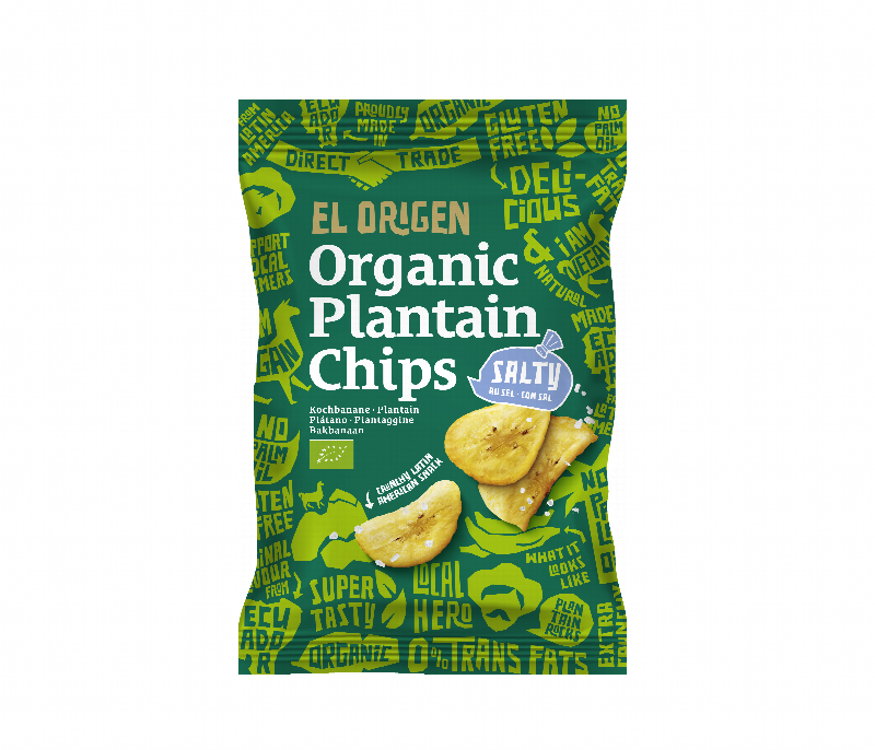 EL ORIGEN Kochbananen Chips gesalzen 80 g