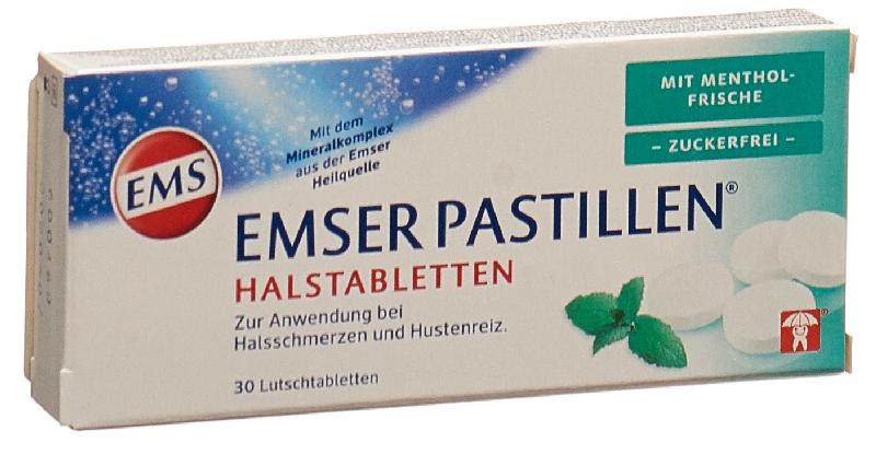 EMSER Pastillen zuckerfrei Mentholfrische 30 Stk
