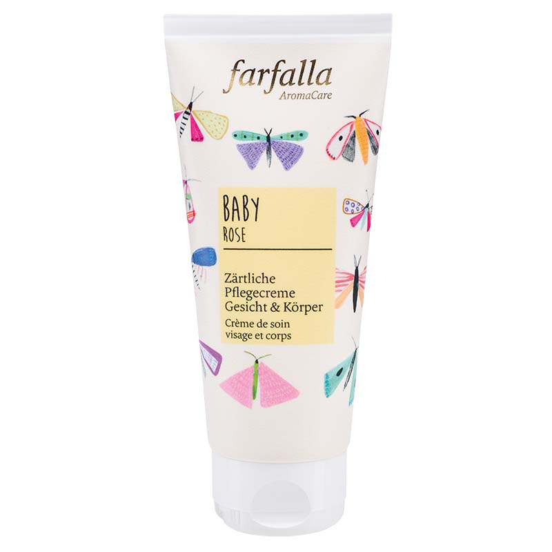 FARFALLA Baby Pflegecreme Gesicht&Körp Rose 100 ml